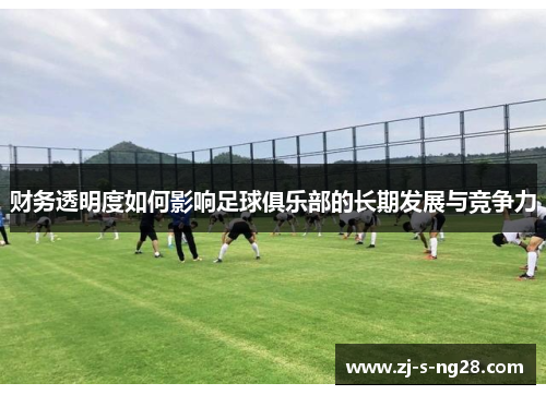 财务透明度如何影响足球俱乐部的长期发展与竞争力 财务透明度如何影响足球俱乐部的长期发展与竞争力